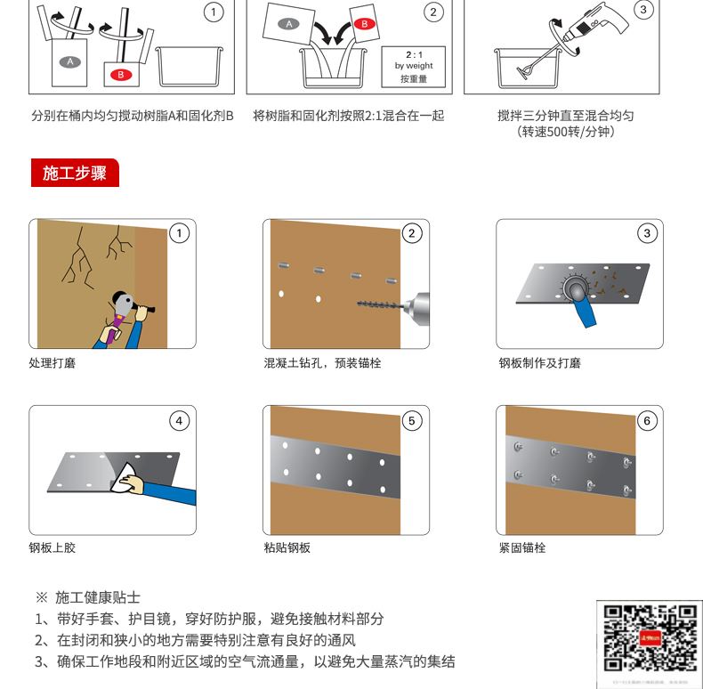 包钢利州粘钢加固施工过程